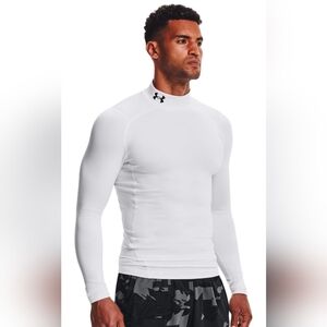 Under Armour White Compression Cold Gear, size S